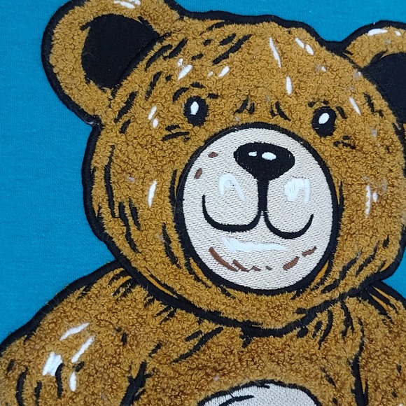 Civilized Sugar Daddy Bear Money Stacks Men's Small Crew Neck Sweater - Picture 4 of 11